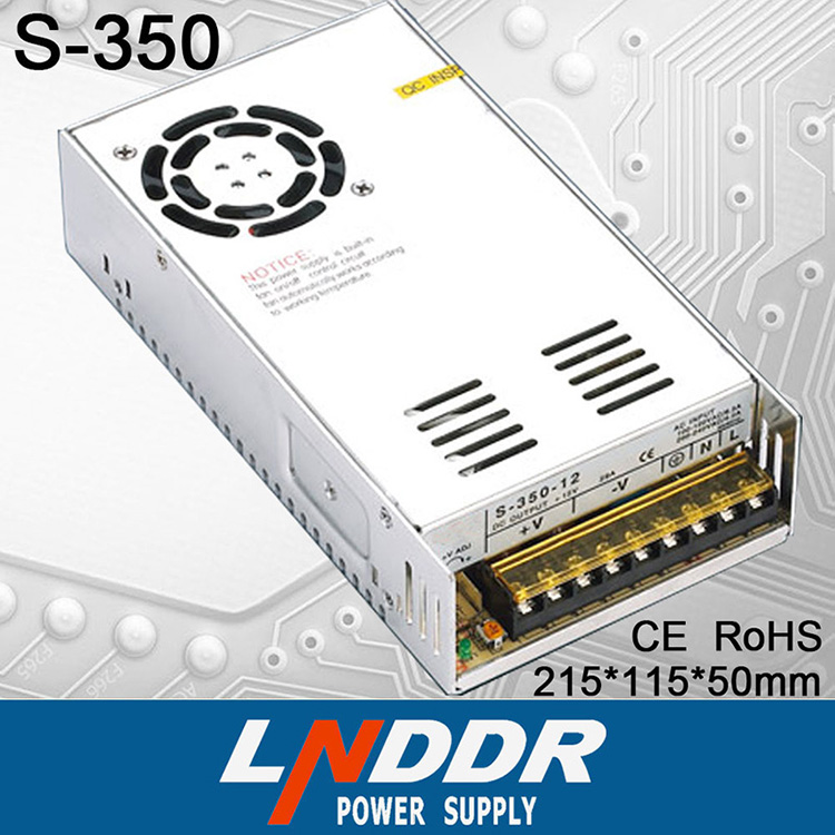 供应S-350W-24V LED开关 电源 24V350W灯具 电源