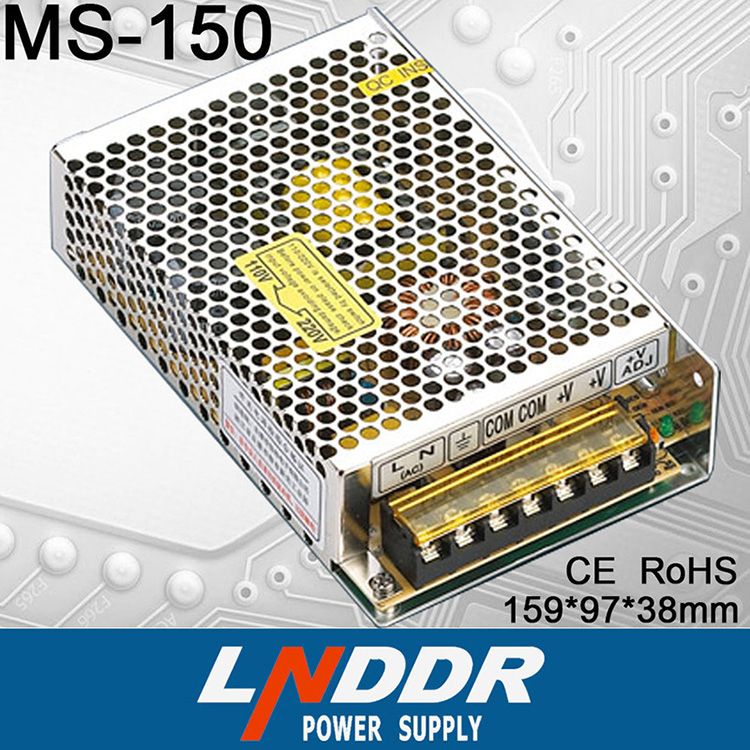 LED电源 供应MS-150W-24V小体积单组输出开关电源 开关电源厂家
